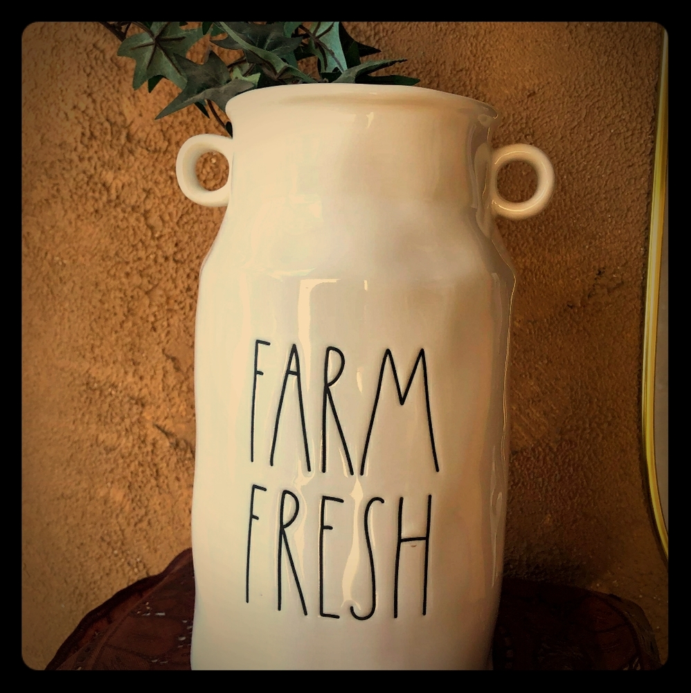 Rae Dunn FARM FRESH Milk Churn/Vase